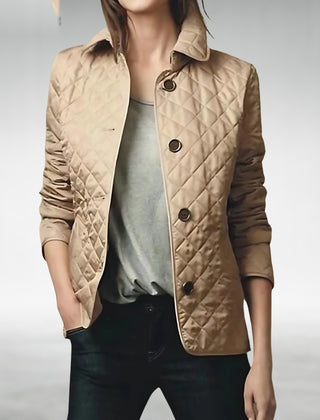 Kelley quilted jacket in khaki