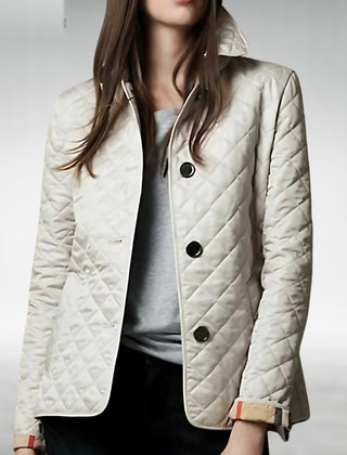 Kelley quilted jacket in beige