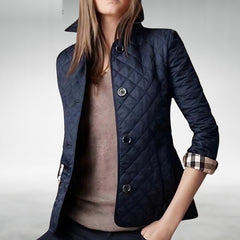 Kelley quilted jacket in navy blue