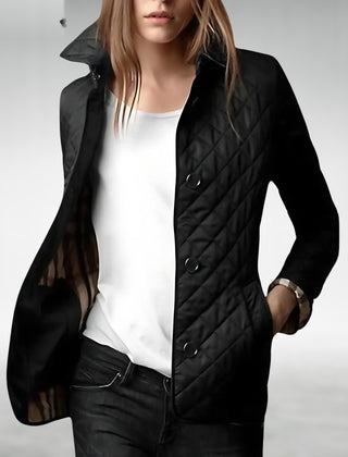 Kelley quilted jacket in black