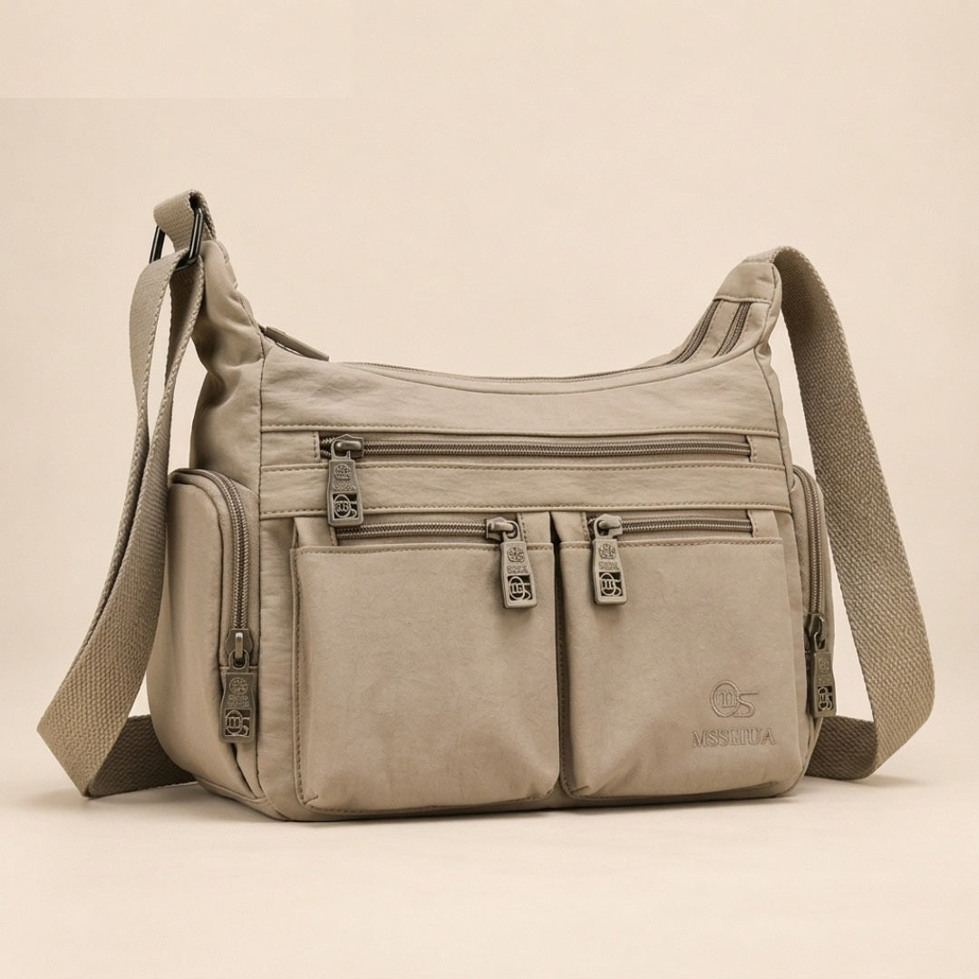 Comfort crossbody bag in khaki