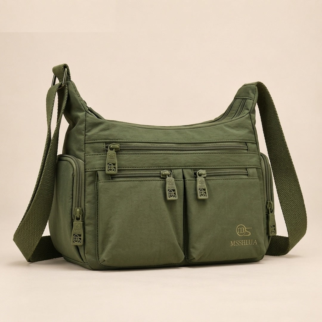 Comfort crossbody bag in green
