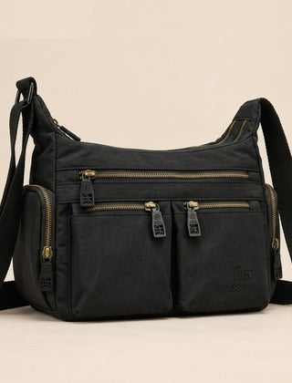 Comfort crossbody bag in black