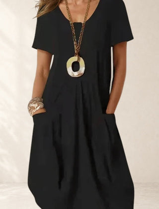 Easy Casual Flow Midi Dress