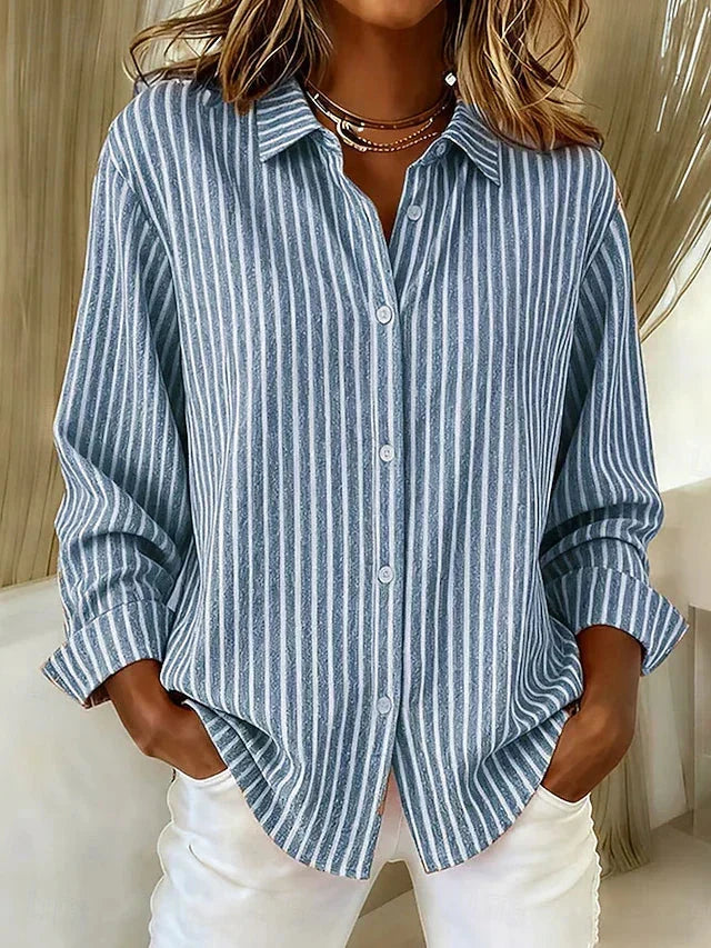 Louise | Effortless Striped Knit Cardigan