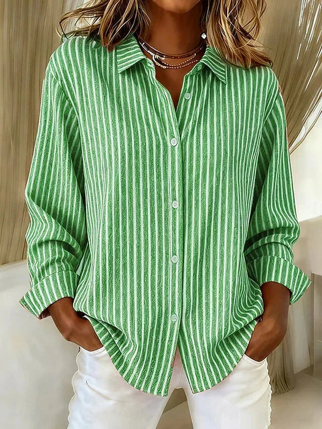 Louise | Effortless Striped Knit Cardigan