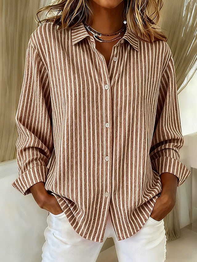 Louise | Effortless Striped Knit Cardigan