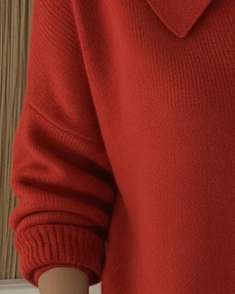 Adele | Classic Collared Knit Cardigan