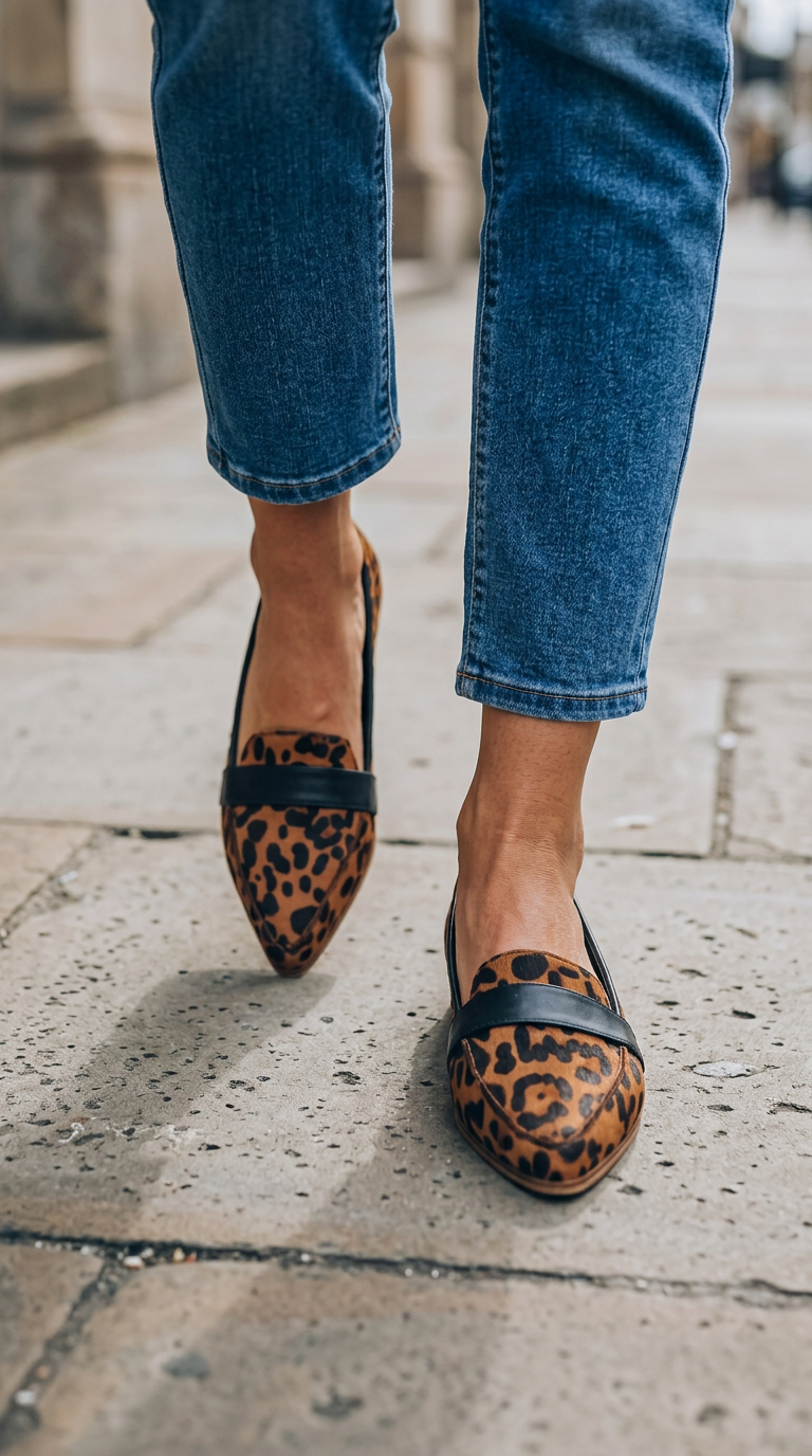 Moccasin with Strap over the Instep