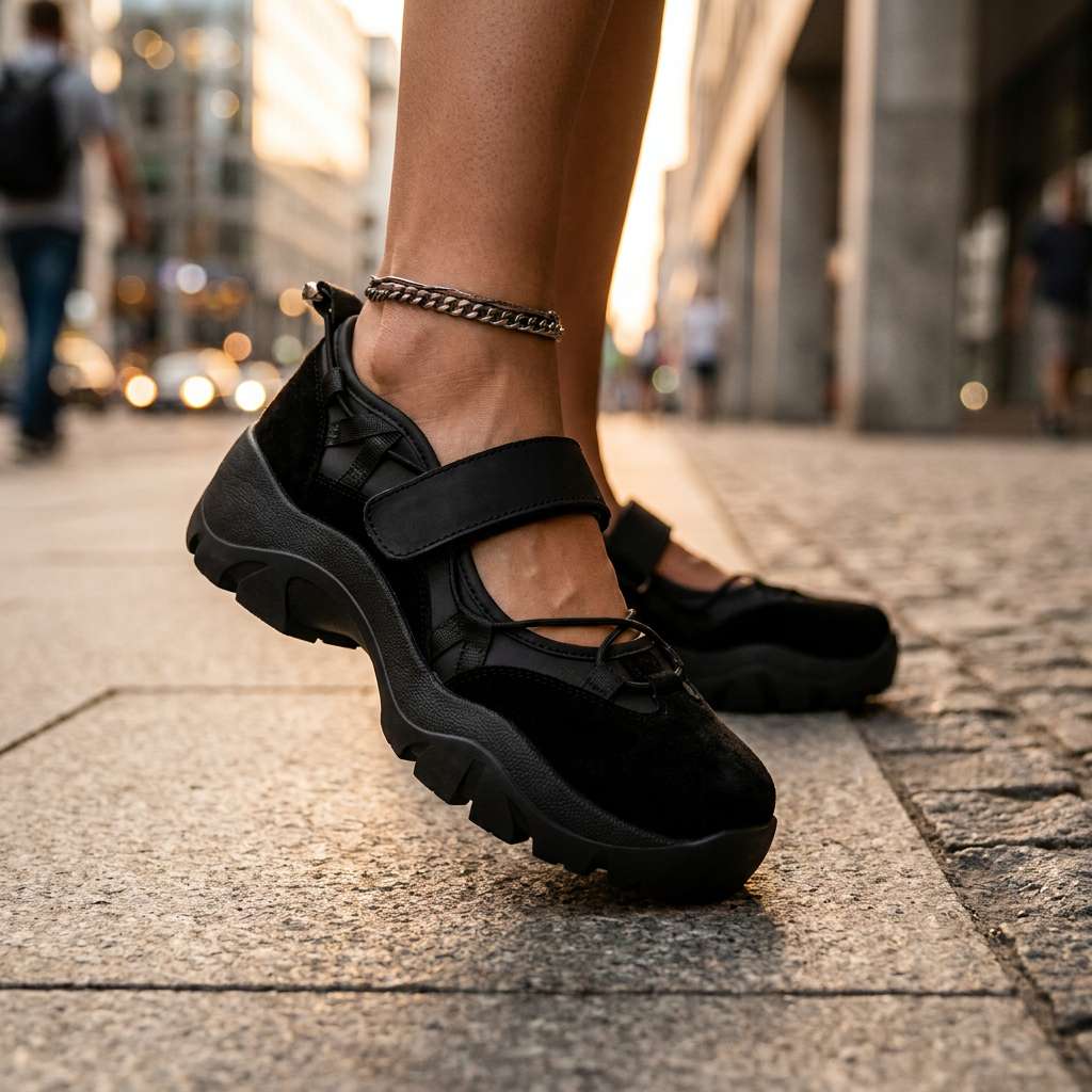 Comfort Suede Walking Shoes