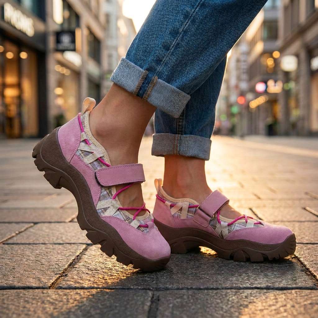 Comfort Suede Walking Shoes
