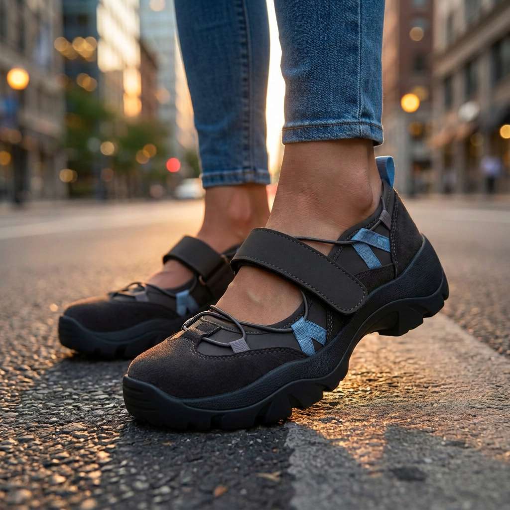 Comfort Suede Walking Shoes