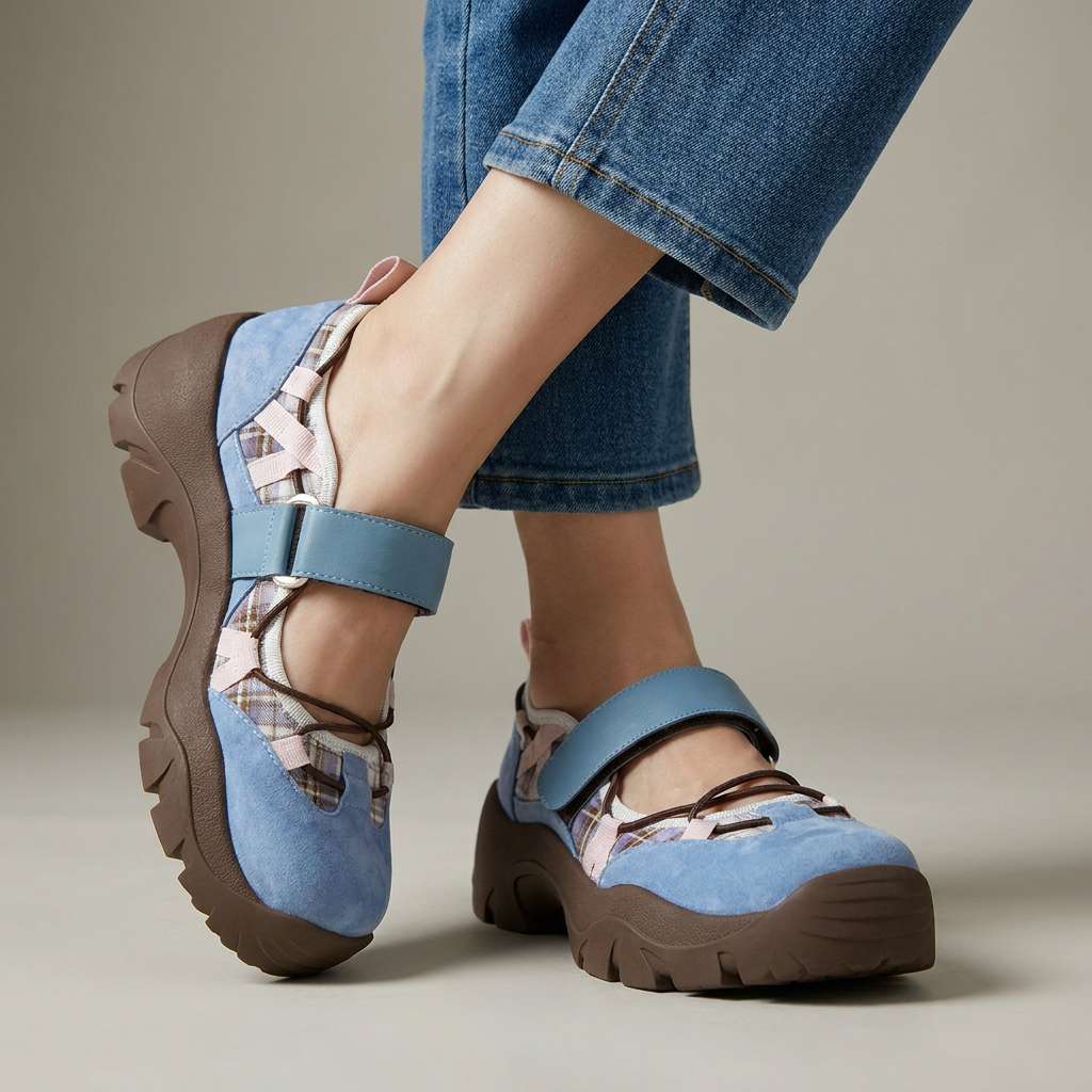 Comfort Suede Walking Shoes