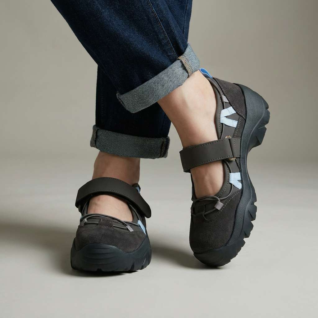 Comfort Suede Walking Shoes