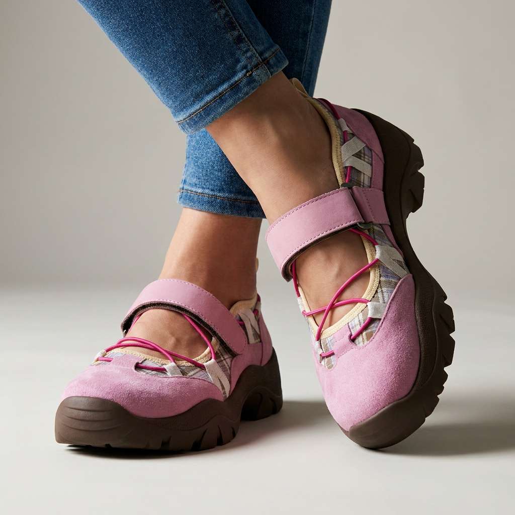 Comfort Suede Walking Shoes