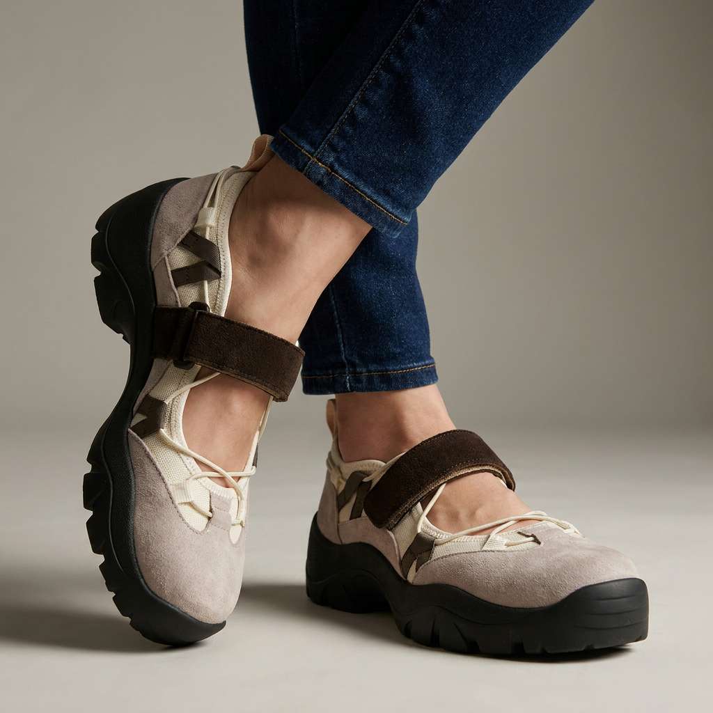 Comfort Suede Walking Shoes