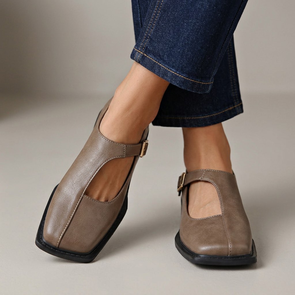 Comfort Leather Flats