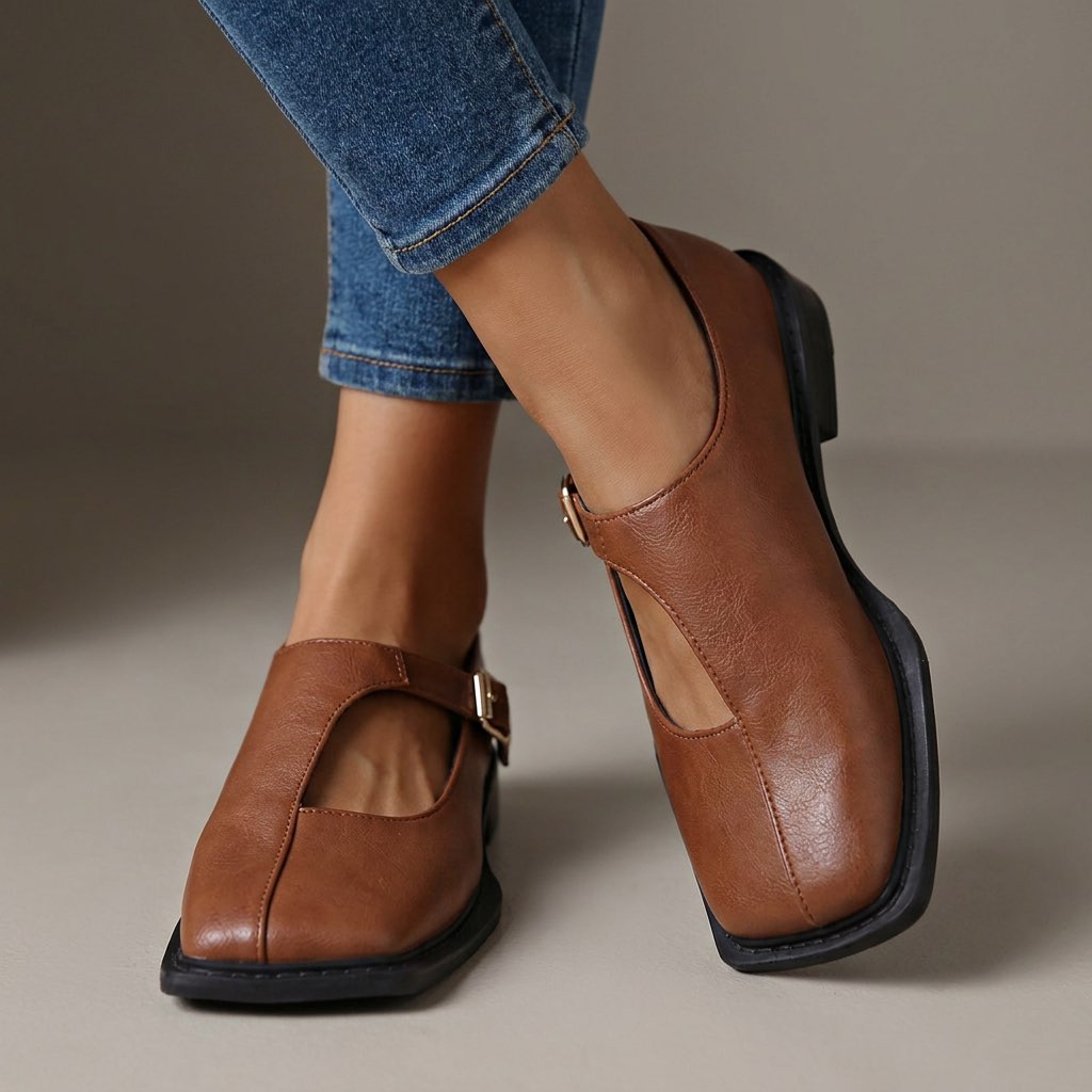 Comfort Leather Flats