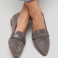 Moccasin with Strap over the Instep