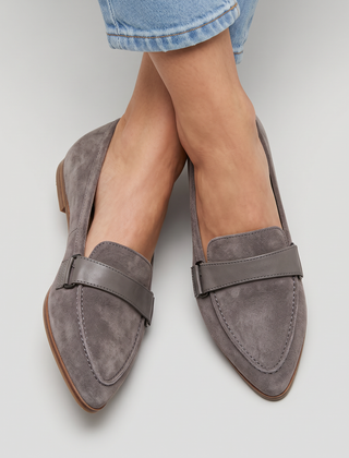Moccasin with Strap over the Instep