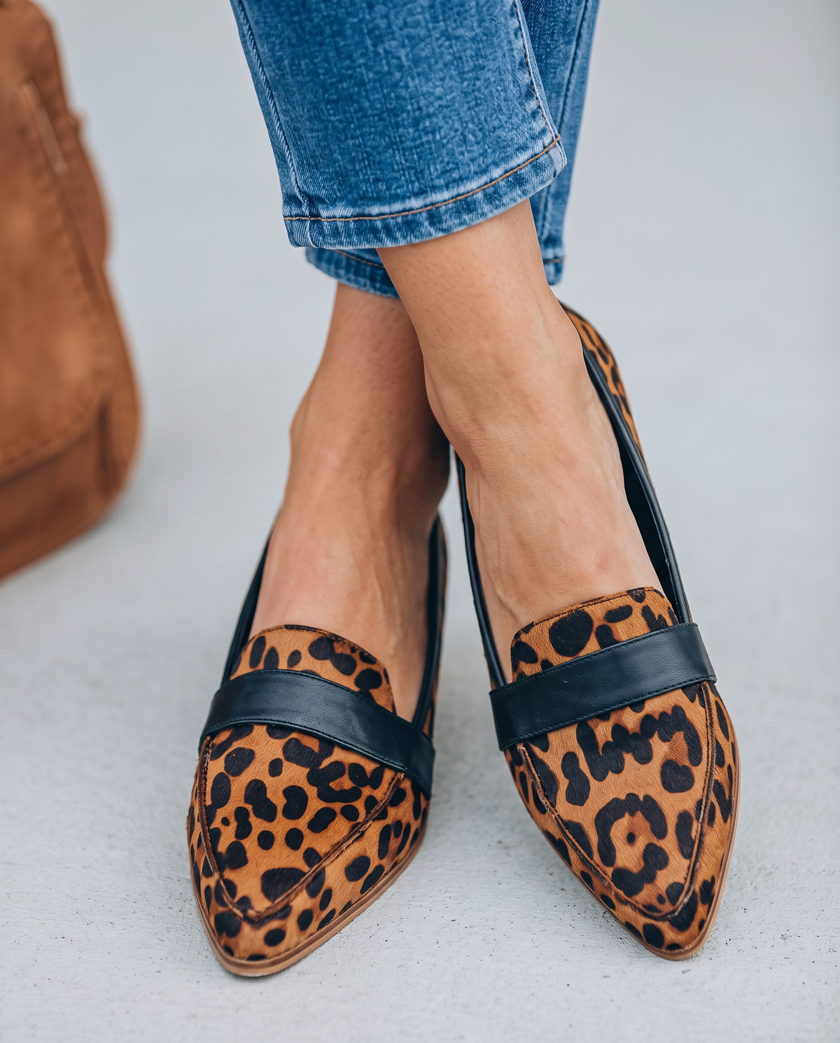 Moccasin with Strap over the Instep