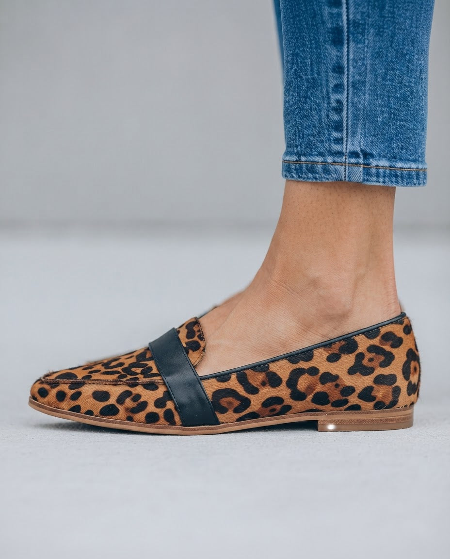 Moccasin with Strap over the Instep