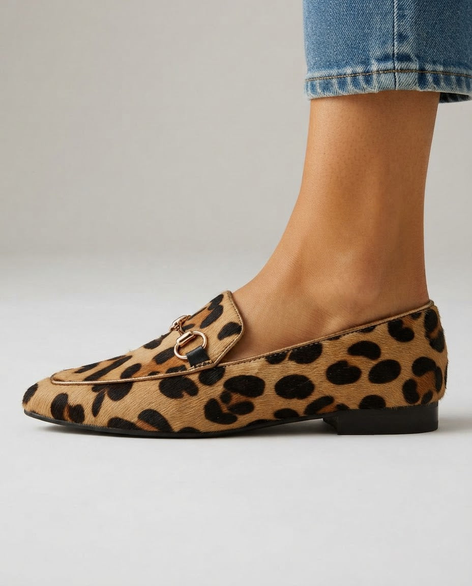 Loafer — Leopard with Bit