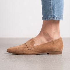 Moccasin with Strap over the Instep