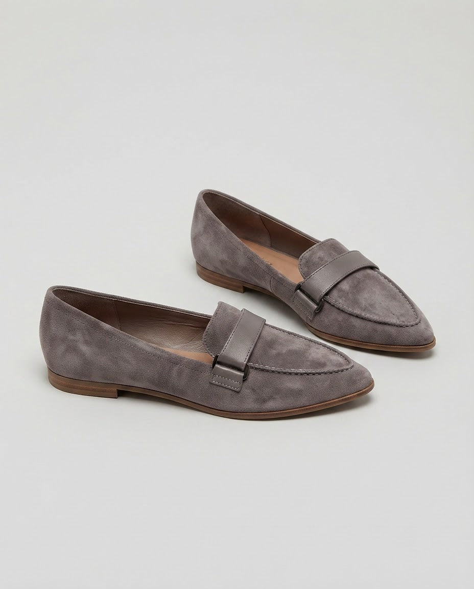 Moccasin with Strap over the Instep