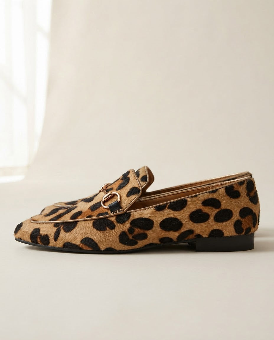 Loafer — Leopard with Bit