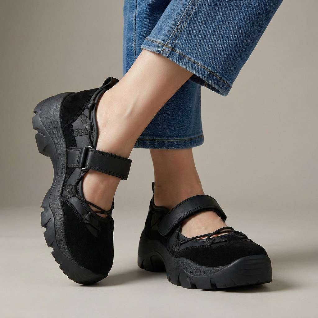 Comfort Suede Walking Shoes
