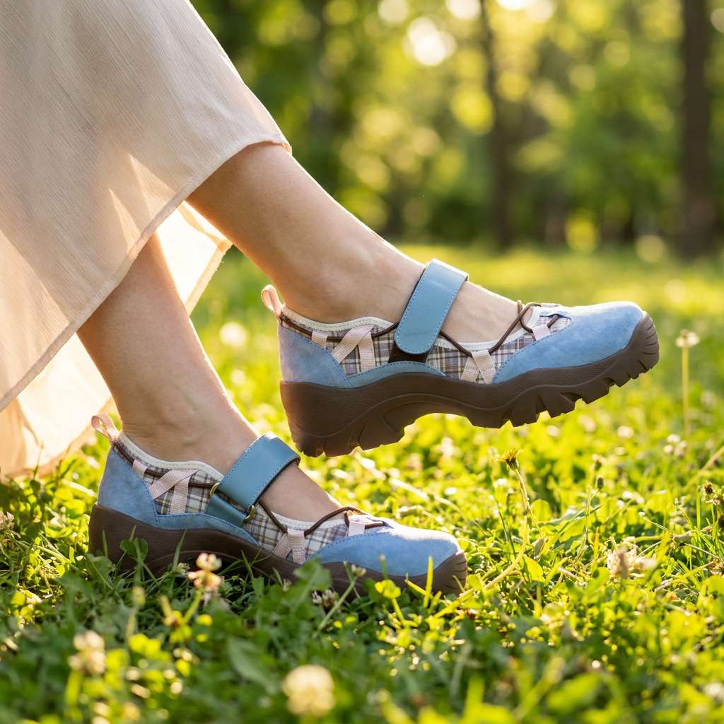 Comfort Suede Walking Shoes