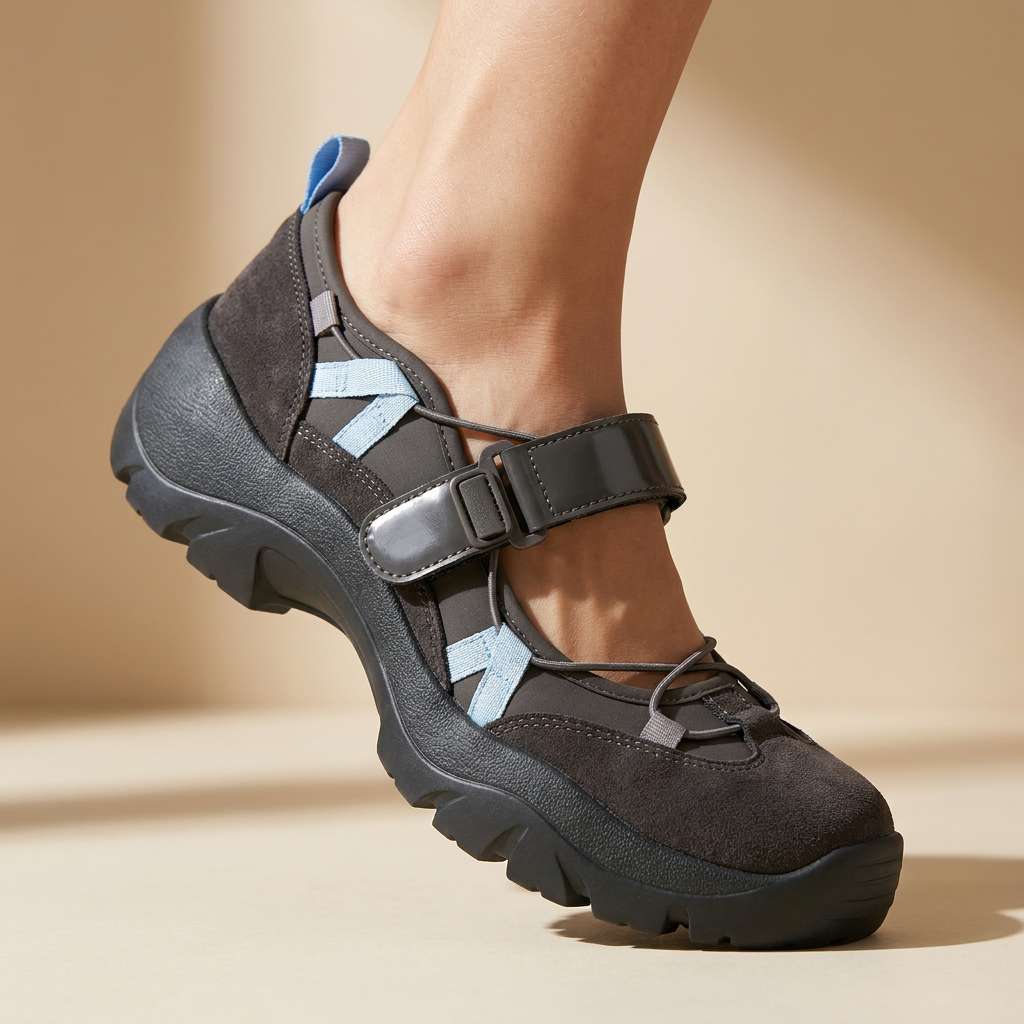 Comfort Suede Walking Shoes