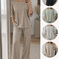 Semira | Lightweight Elegant Set with Wide Pants