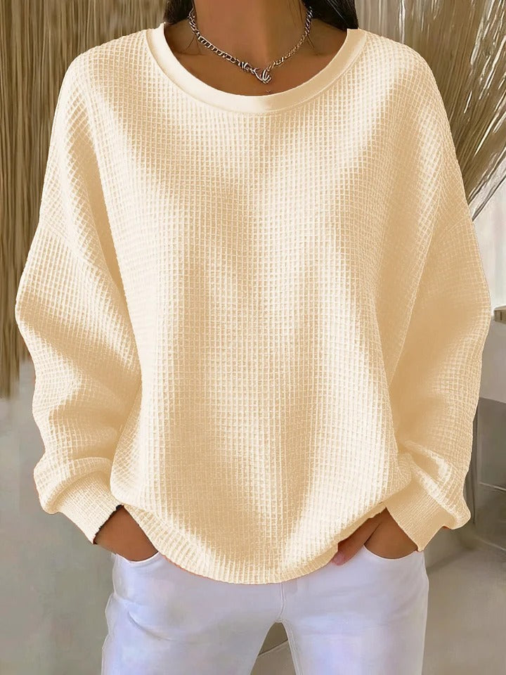 Scarlet | Cozy Waffle Knit Jumper