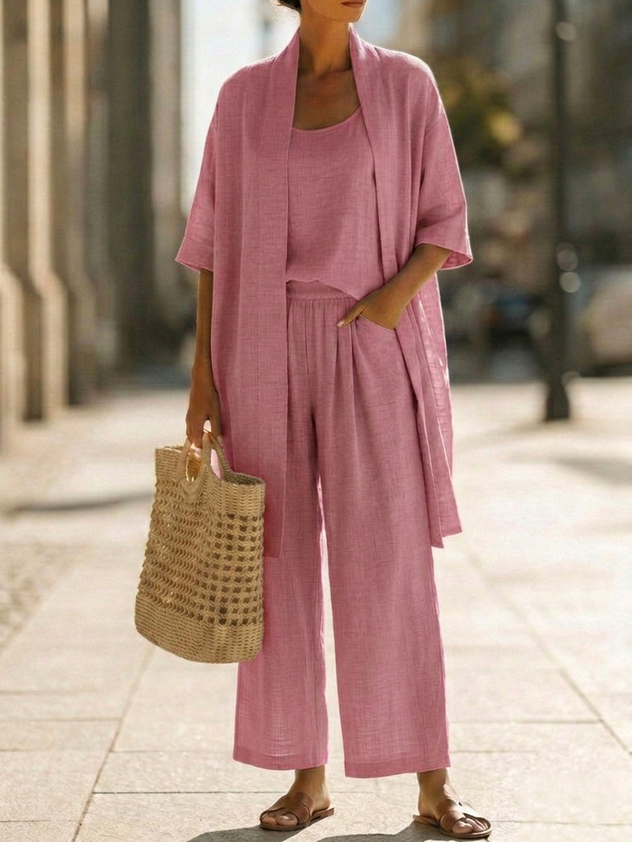 Effortlessly Elegant Three-Piece Set