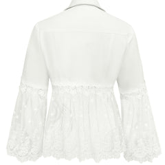 Lace-Panel Jacket