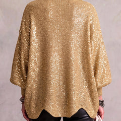 Oversized Collared Button Cardigan