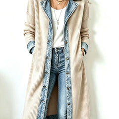 Casual Long-line Knit Cardigan