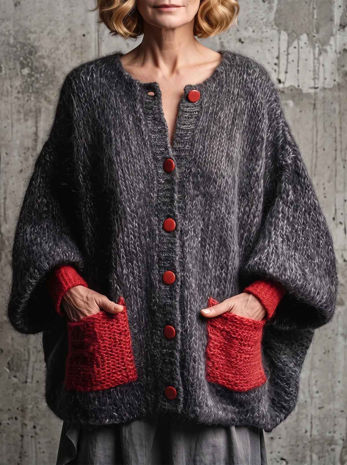 Textured Knit Cardigan
