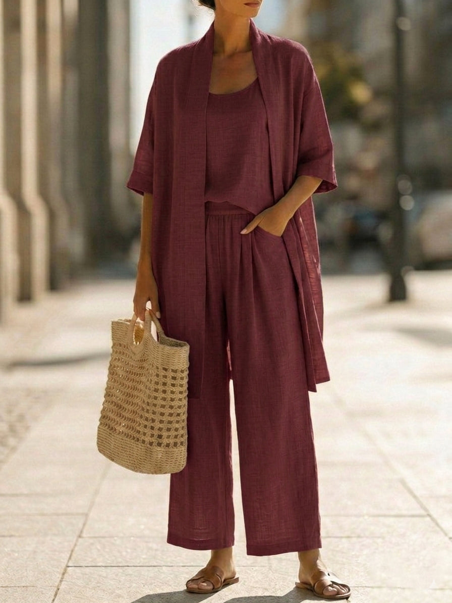 Effortlessly Elegant Three-Piece Set