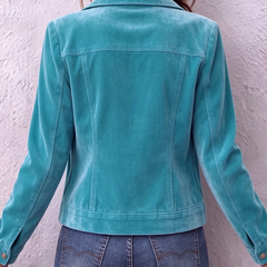 Boho Vintage-Inspired Velvet Jacket