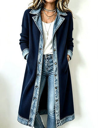 Casual Long-line Knit Cardigan