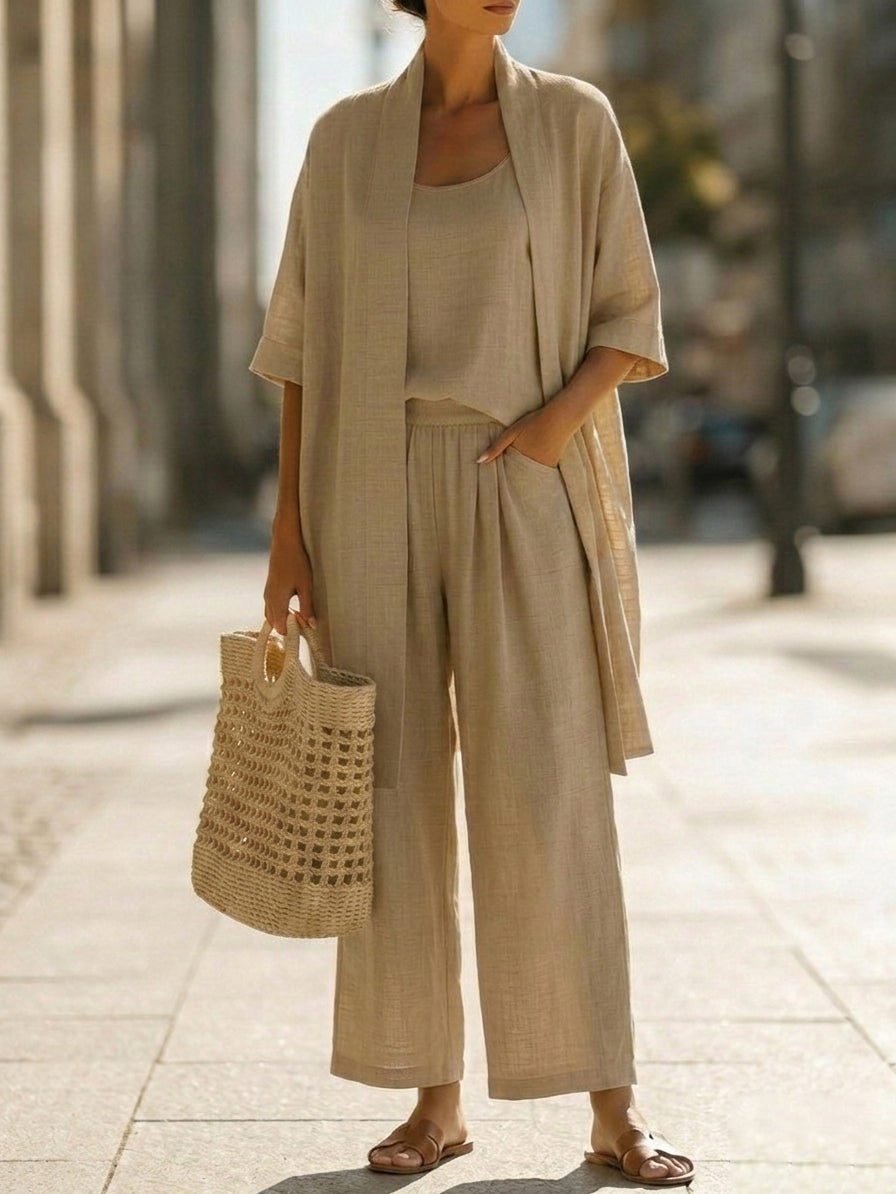 Effortlessly Elegant Three-Piece Set