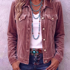Boho Vintage-Inspired Velvet Jacket