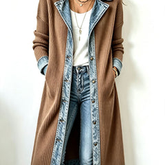 Casual Long-line Knit Cardigan