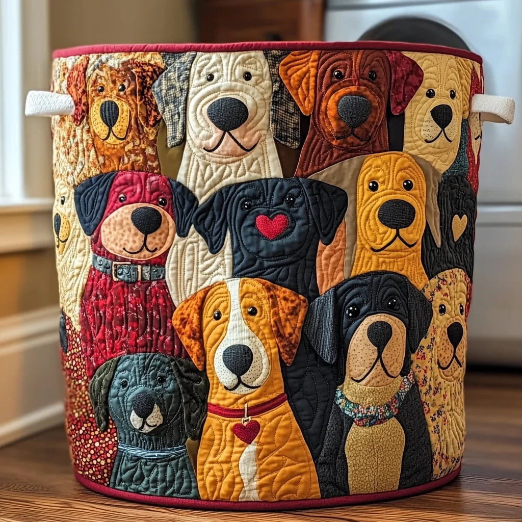 Puppy Love Laundry Basket
