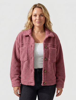 Selina | Stylish Teddy Jacket with Collar