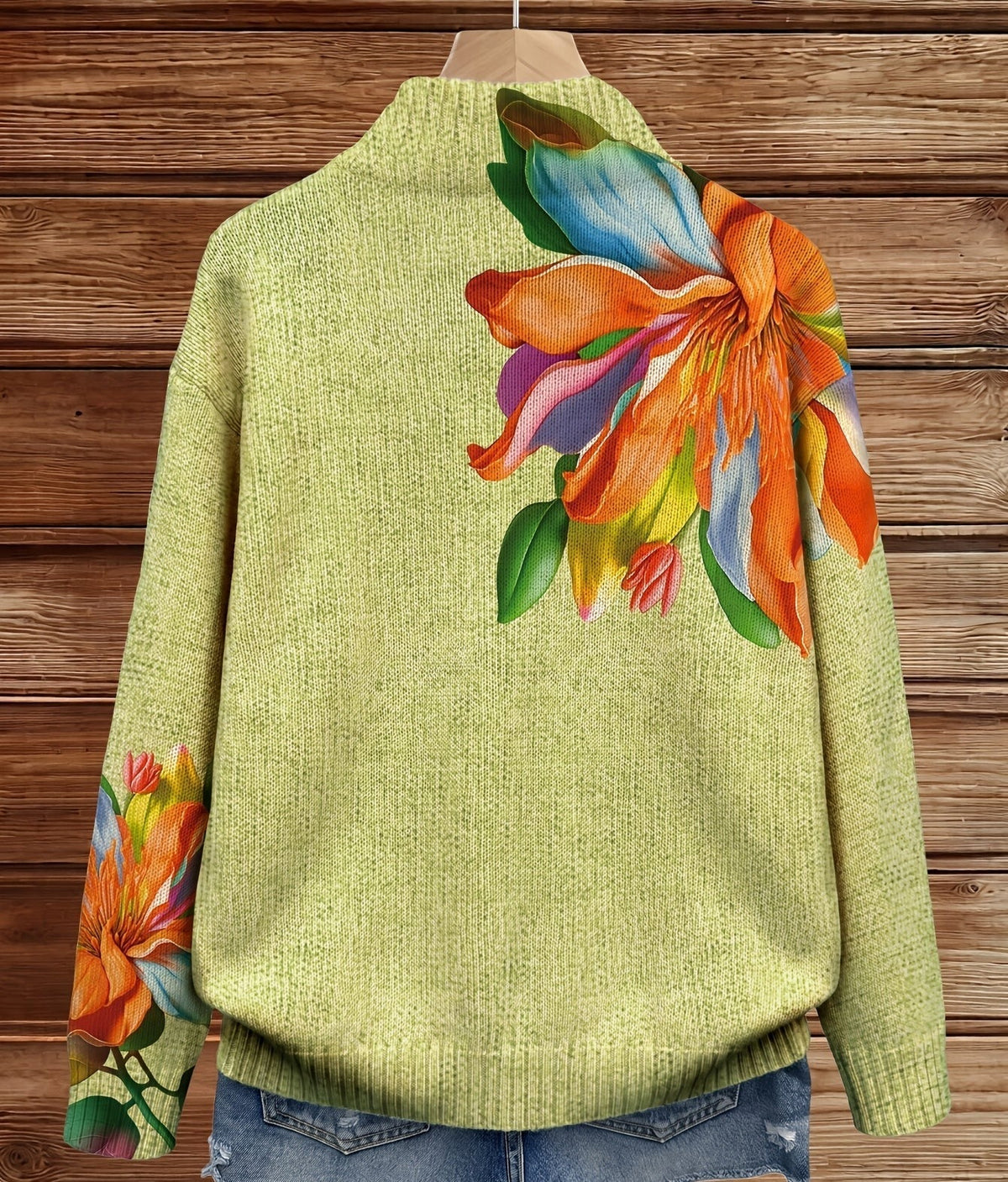 Vibrant Tropical Lily Floral Print