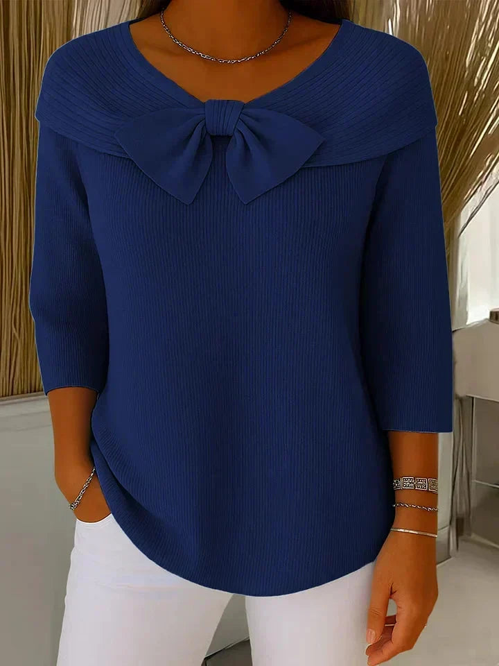 Giana | Elegant Bow Knit Jumper